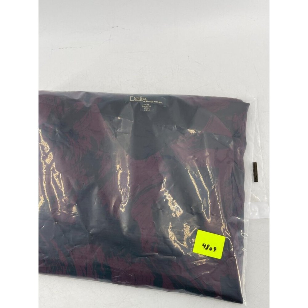 Dalia Women's Burgundy Black Cami Tank Top Spaghetti Straps Size Medium - Picture 10 of 10